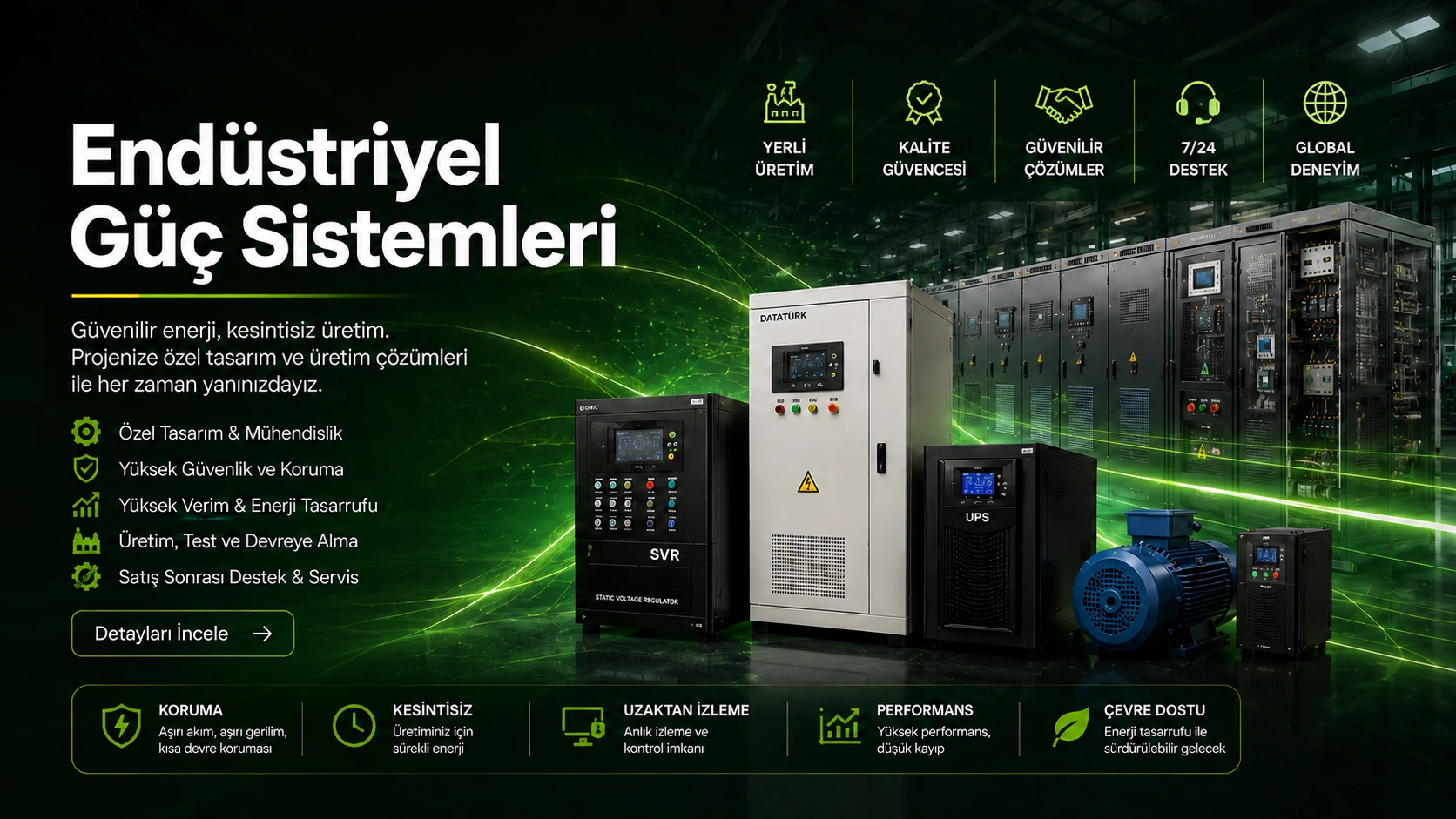 Endüstriyel Güç Sistemleri